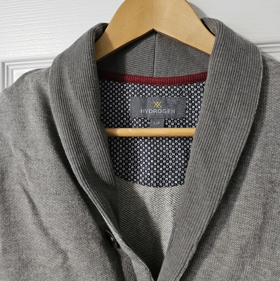 Men's gray cardigan - Picture 2 of 2